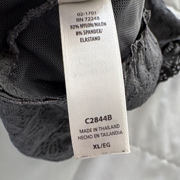 Bundle of Felina Lingerie XL Bralette Set - Black and Gray - Picture 6 of 13